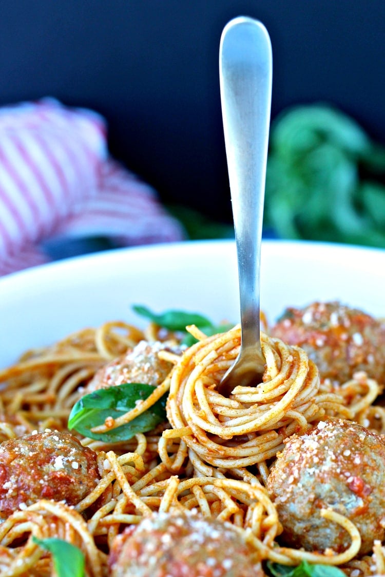 Recipe Resuscitation: A Healthier Spaghetti & Meatballs | @foodiephysician