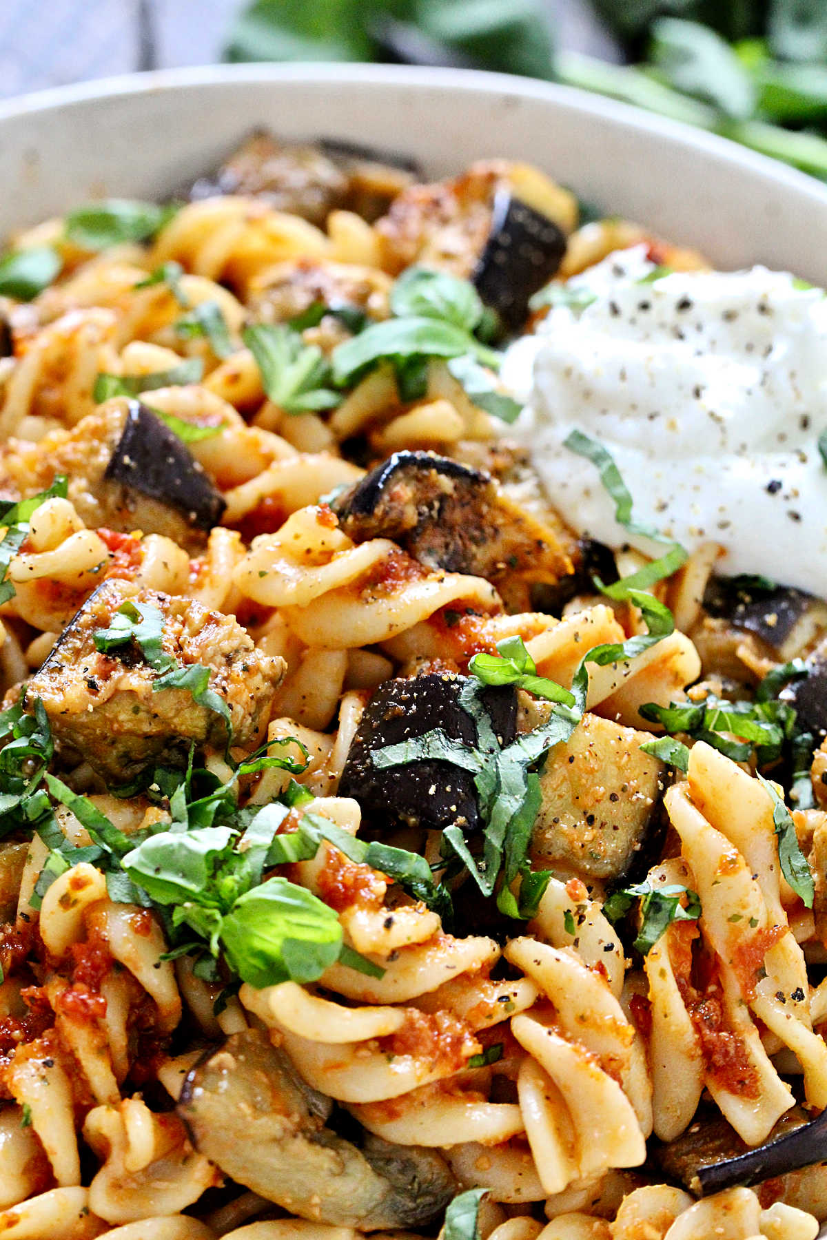 pasta with pesto rosso