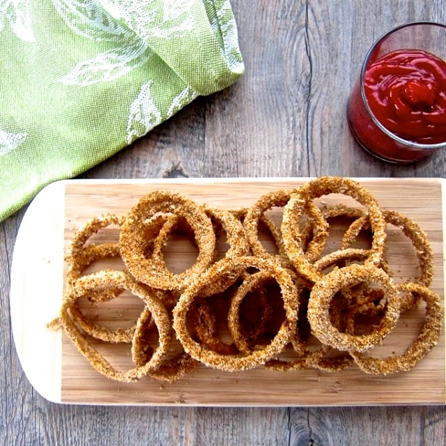 Crispy Oven Baked Onion Rings