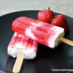 popsicles on a plate