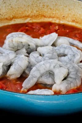 Greek Feta Shrimp Skillet