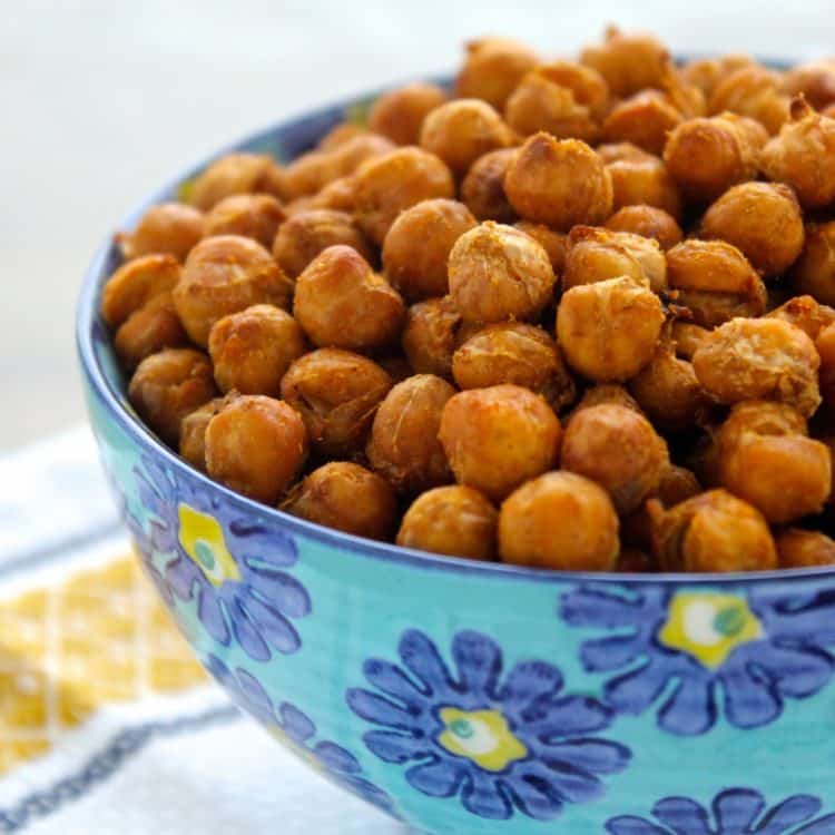 crispy spiced chickpeas