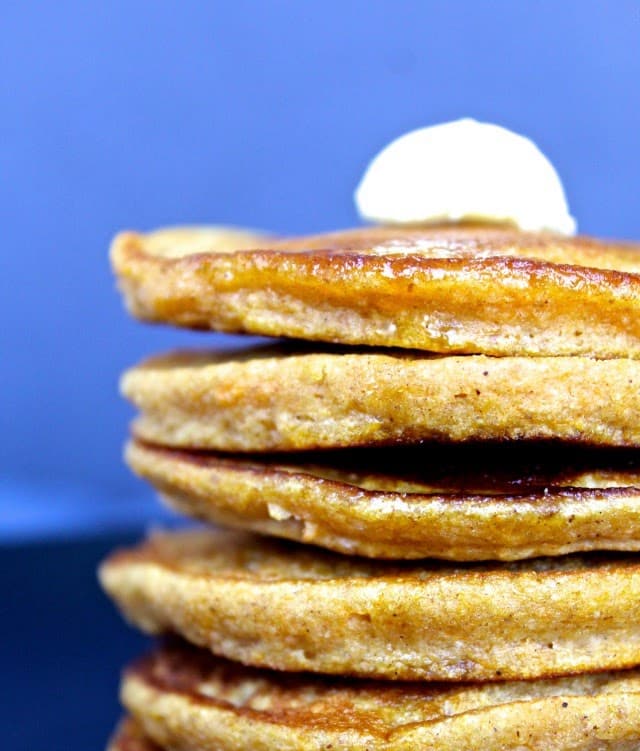 Sweet Potato Pancakes | The Foodie Physician #mothersday #sweetpotatopancakes