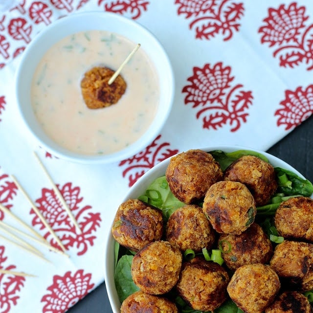 Spicy Thai Chili Tuna Meatballs | The Foodie Physician #tunameatballs #tunastrong #bumblebeetuna