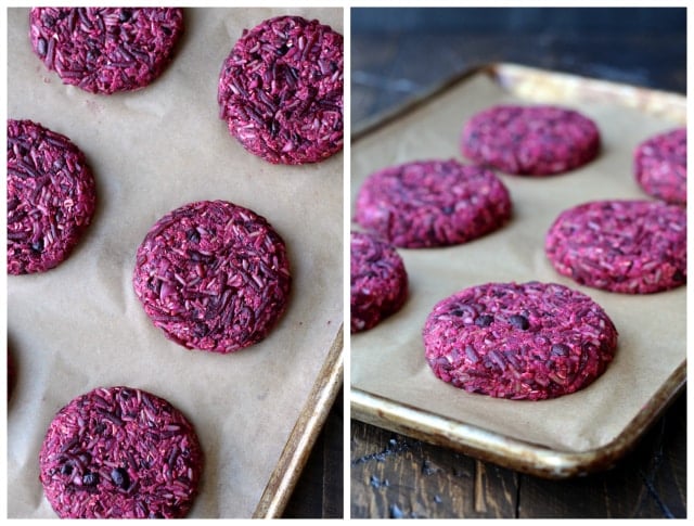 Smoky Beet Burgers with Goat Cheese Yogurt Spread | The Foodie Physician #lovebeets #beetburger #thefoodiephysician #vegetarian