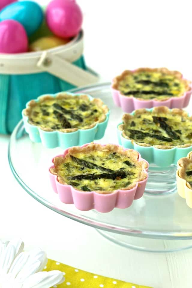 Mini Spring Vegetable Quiches | The Foodie Physician #BRMEaster #quiche #glutenfree #thefoodiephysician #clevergirls