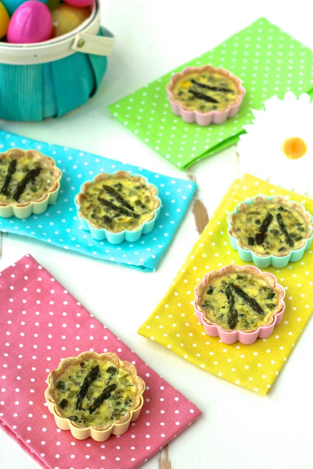 Mini Spring Vegetable Quiches | The Foodie Physician #BRMEaster #quiche #glutenfree #thefoodiephysician #clevergirls