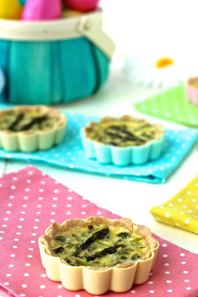 Mini Spring Vegetable Quiches | The Foodie Physician #BRMEaster #quiche #glutenfree #thefoodiephysician #clevergirls