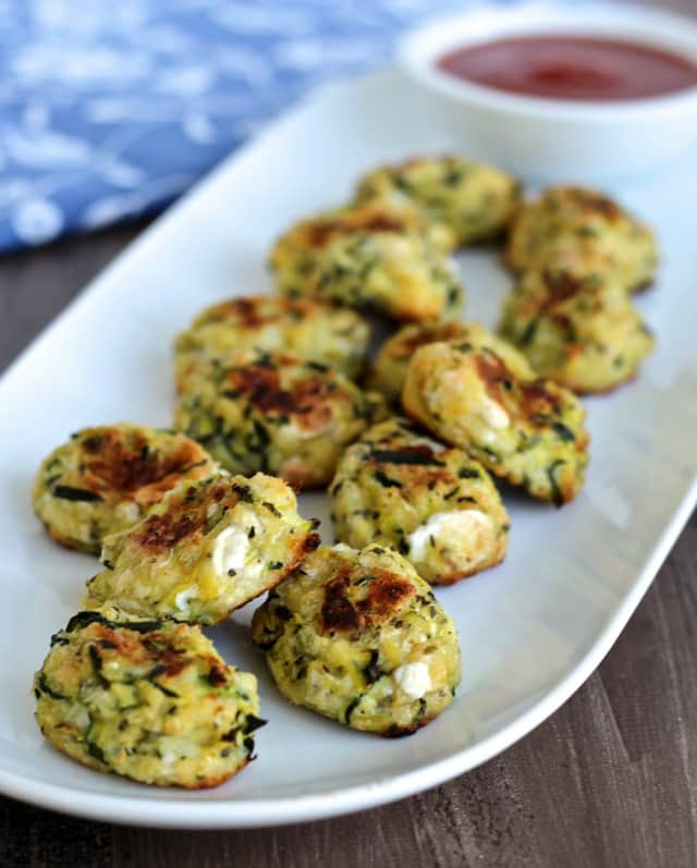 Zucchini Tots | The Foodie Physician #zucchini #healthylunch #thereciperedux #thefoodiephysician
