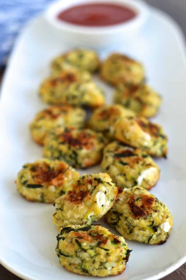 Zucchini Tots | The Foodie Physician #zucchini #healthylunch #thereciperedux #thefoodiephysician