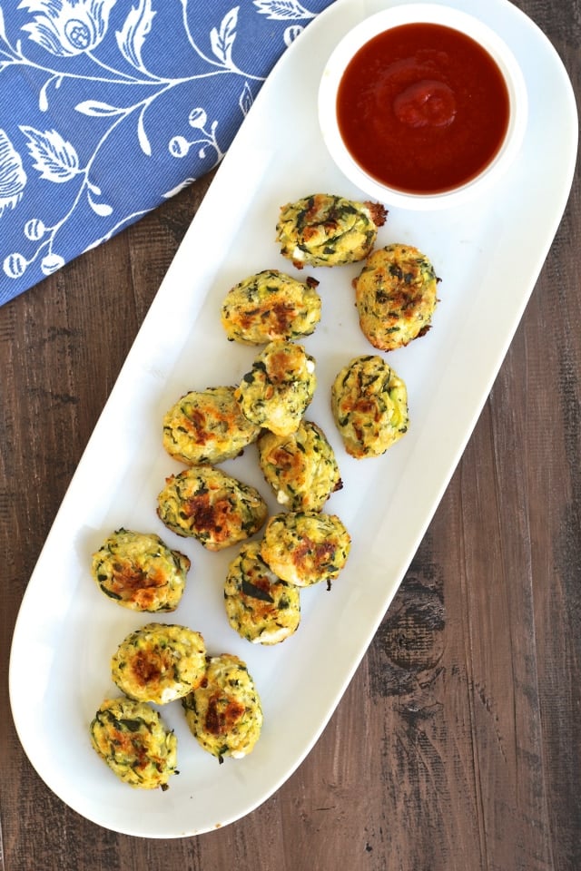 Zucchini Tots | The Foodie Physician #zucchini #healthylunch #thereciperedux #thefoodiephysician