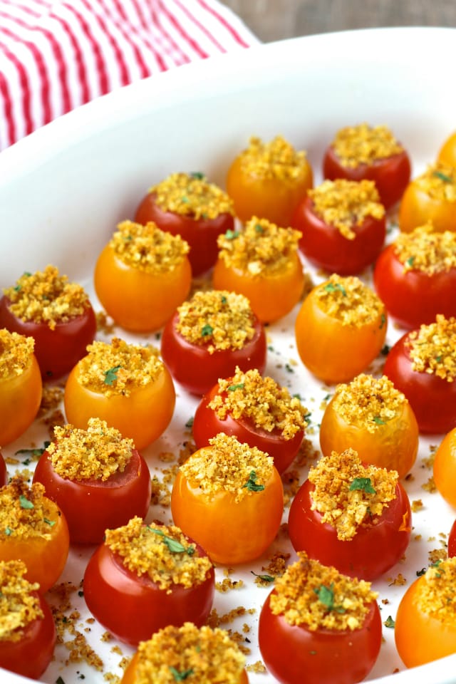 Crispy Tomato Poppers | The Foodie Physician #thefoodiephysician #curriedchickentenders #tomatopoppers #DareToEntertain