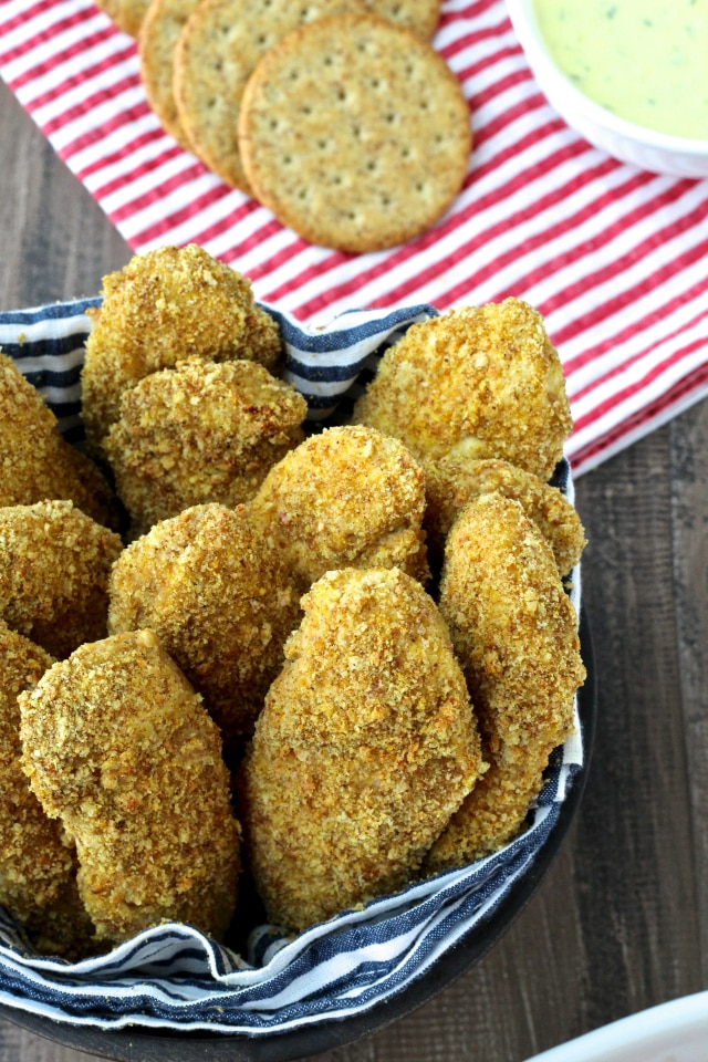 Curried Chicken Tenders with Mango Dipping Sauce | The Foodie Physician #thefoodiephysician #curriedchickentenders #tomatopoppers #DareToEntertain