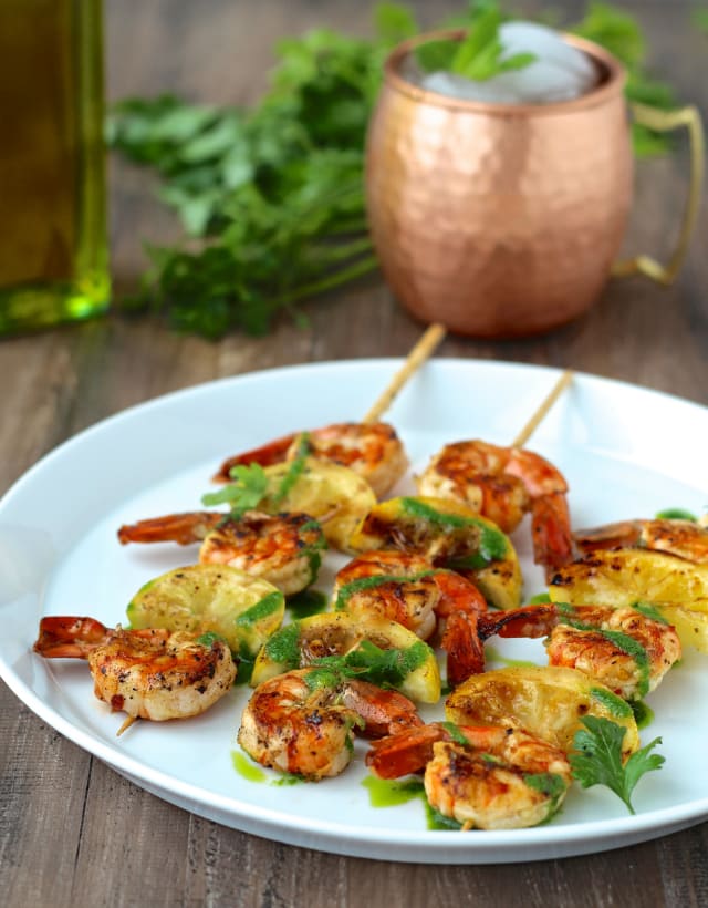 #thefoodiephysician #shrimpskewers #oliveoilsfromSpain