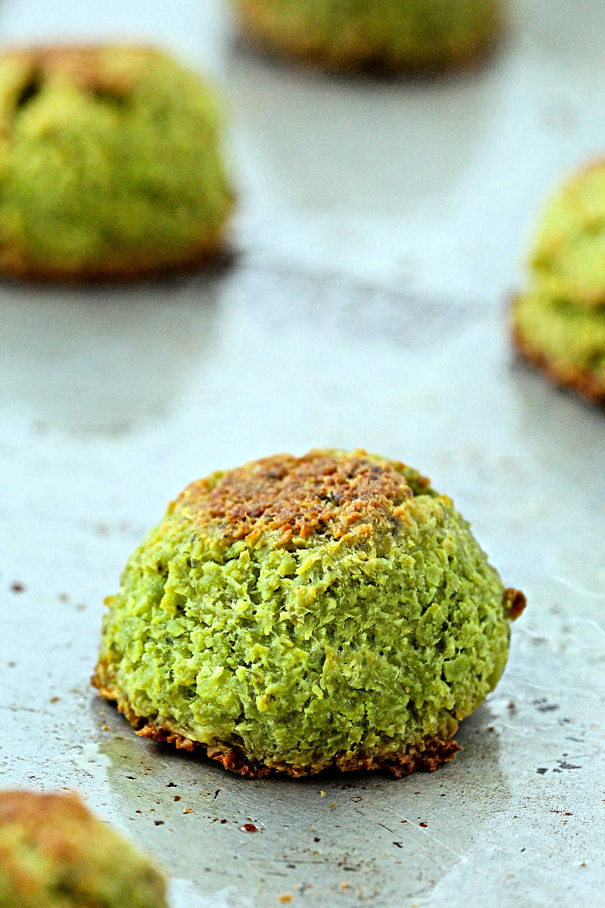 Edamame Falafel Baked