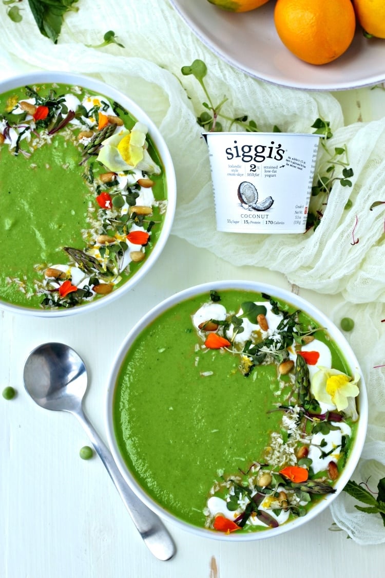 Green Spring Vegetable Soup | @foodiephysician