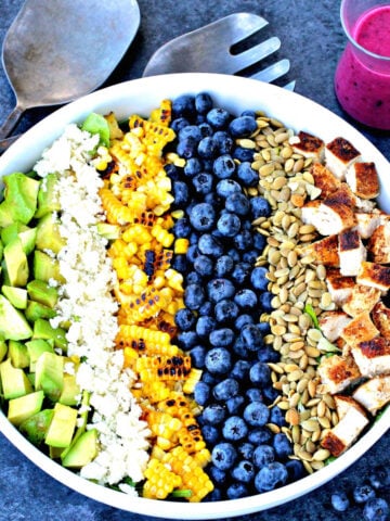 Southwest Blueberry Cobb Salad