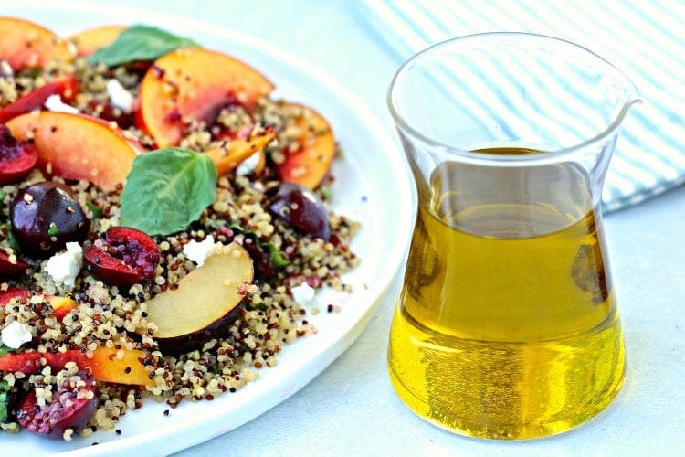 Quinoa Salad with Stone Fruit | @foodiephysician