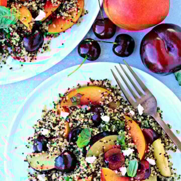Quinoa Salad with Stone Fruit