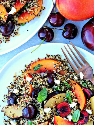 Quinoa Salad with Stone Fruit