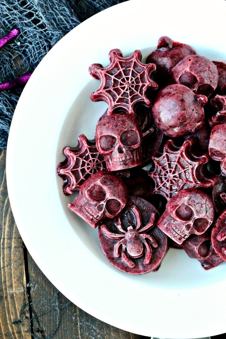 Frightening Frozen Blueberry Bites