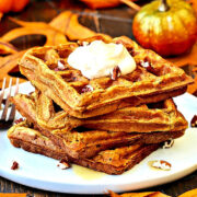 Pumpkin Spice Waffles