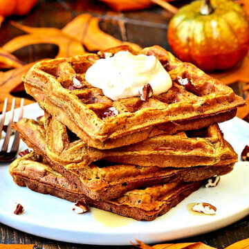 Pumpkin Spice Waffles