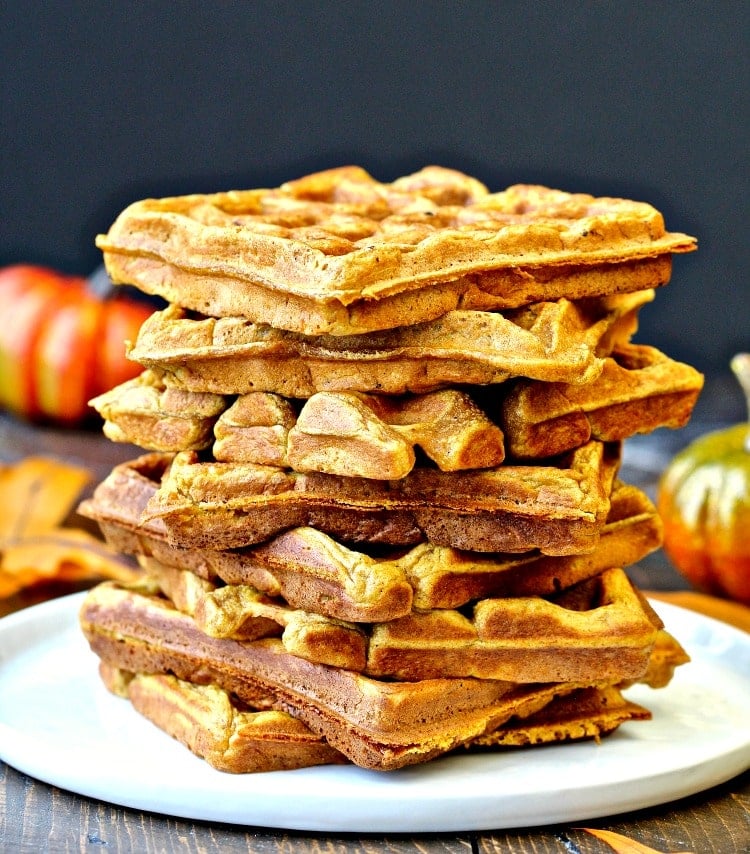 Pumpkin Spice Waffles