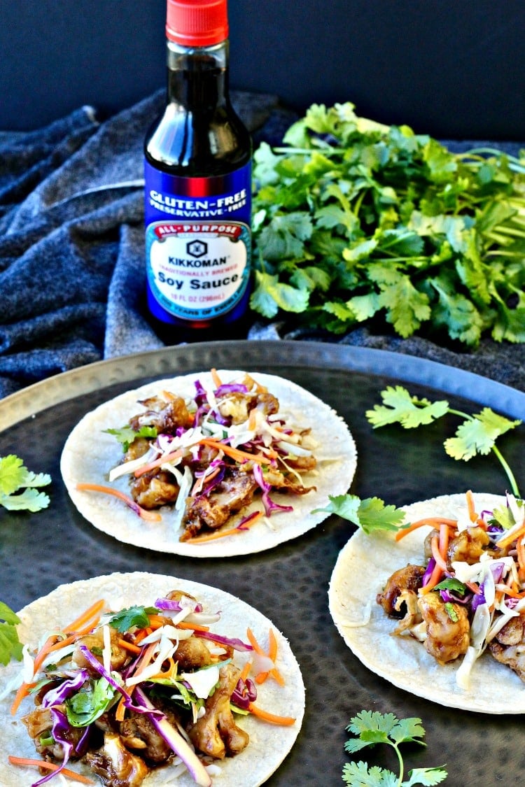 Asian Crispy Cauliflower Tacos