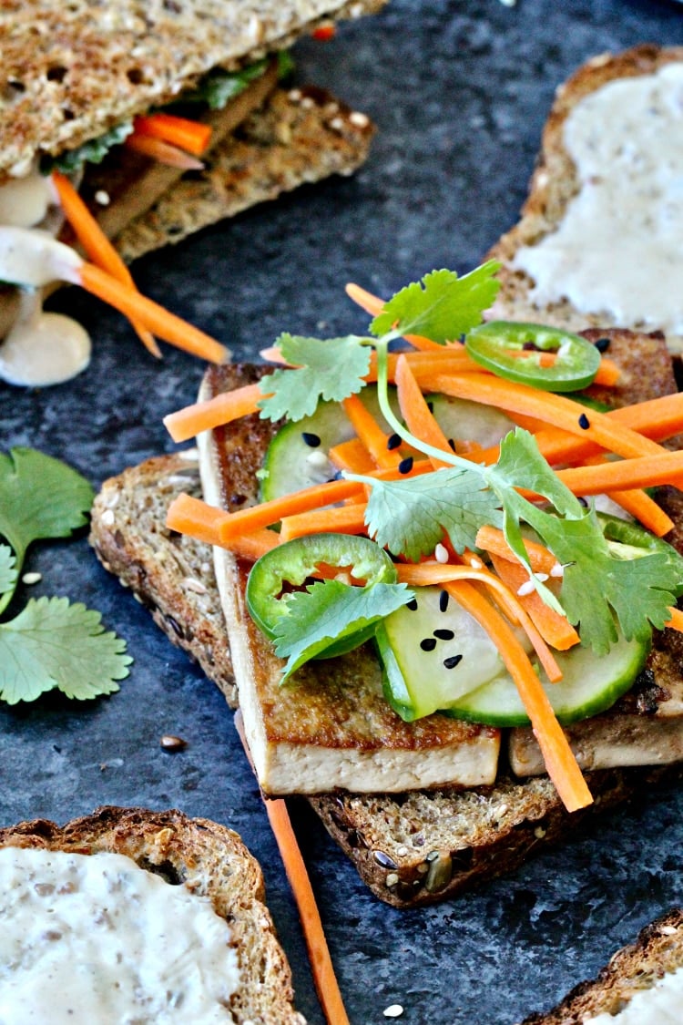 Crispy Tofu Banh Mi