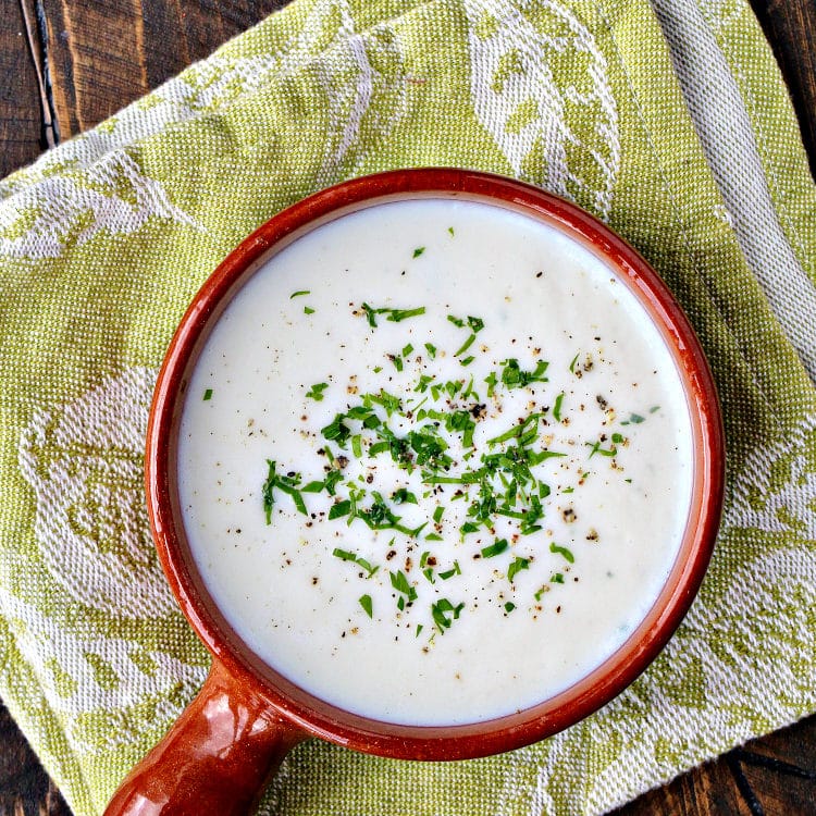 Creamy Cauliflower Comfort Soup