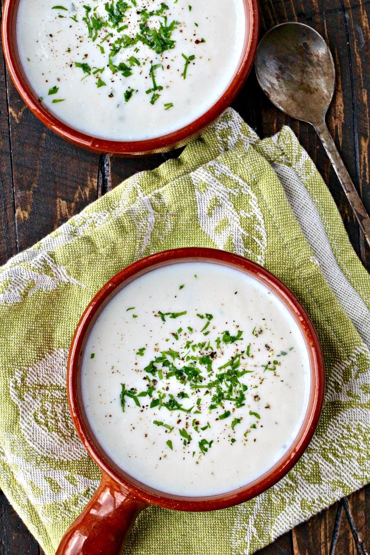 Creamy Cauliflower Comfort Soup