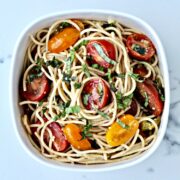 Pasta with No-Cook Tomato Sauce