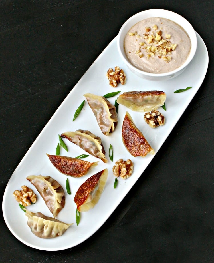 Vegetable Walnut Potstickers