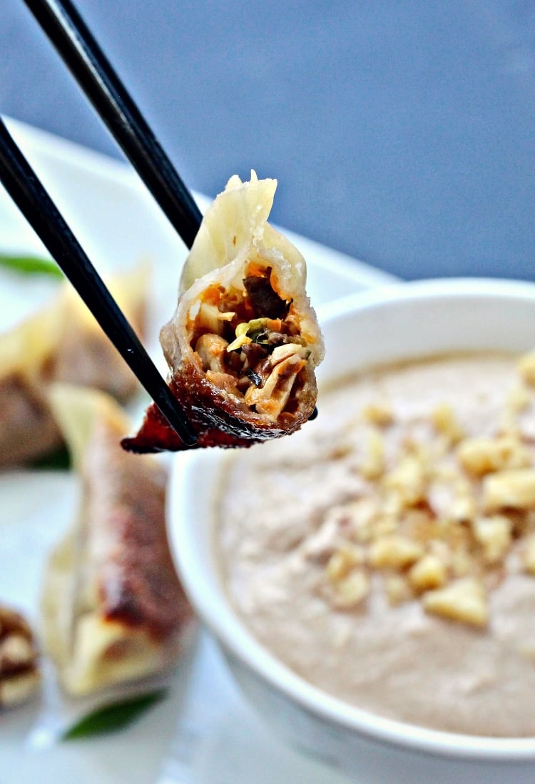 Vegetable Walnut Potstickers