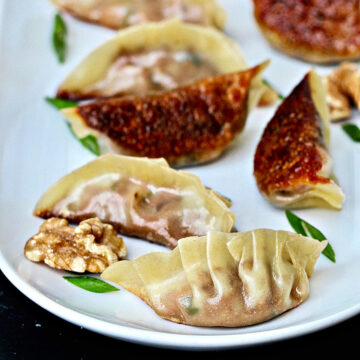 Vegetable Walnut Potstickers