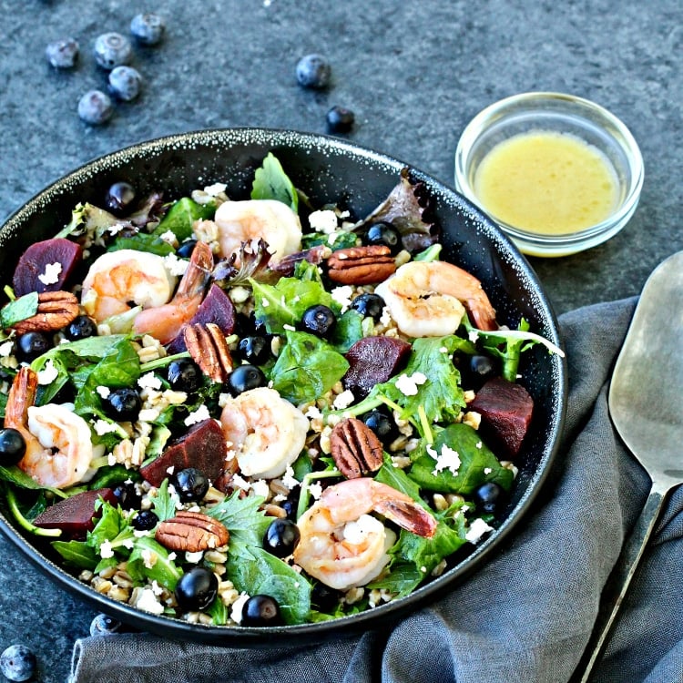Blueberry Farro Salad