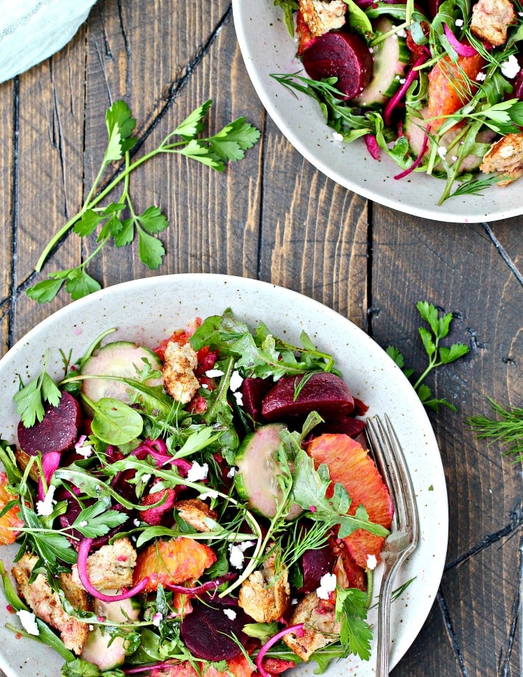 Beet Panzanella