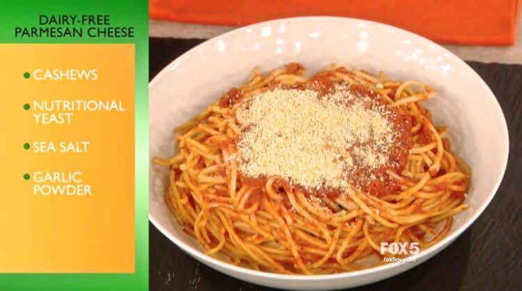 Dr. Oz and 4-Ingredient Dairy-Free Parmesan Cheese