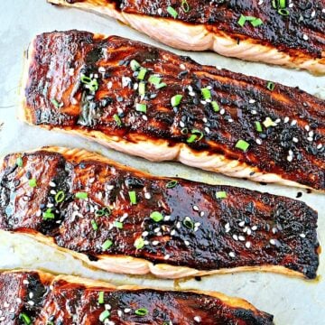 Miso Maple Glazed Salmon