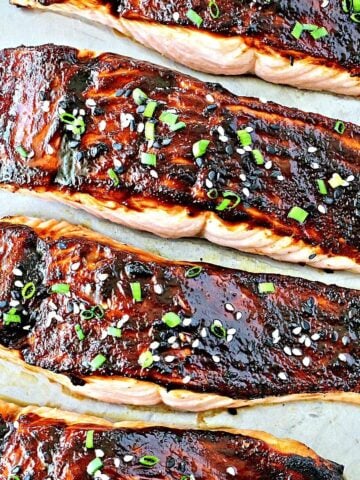 Miso Maple Glazed Salmon