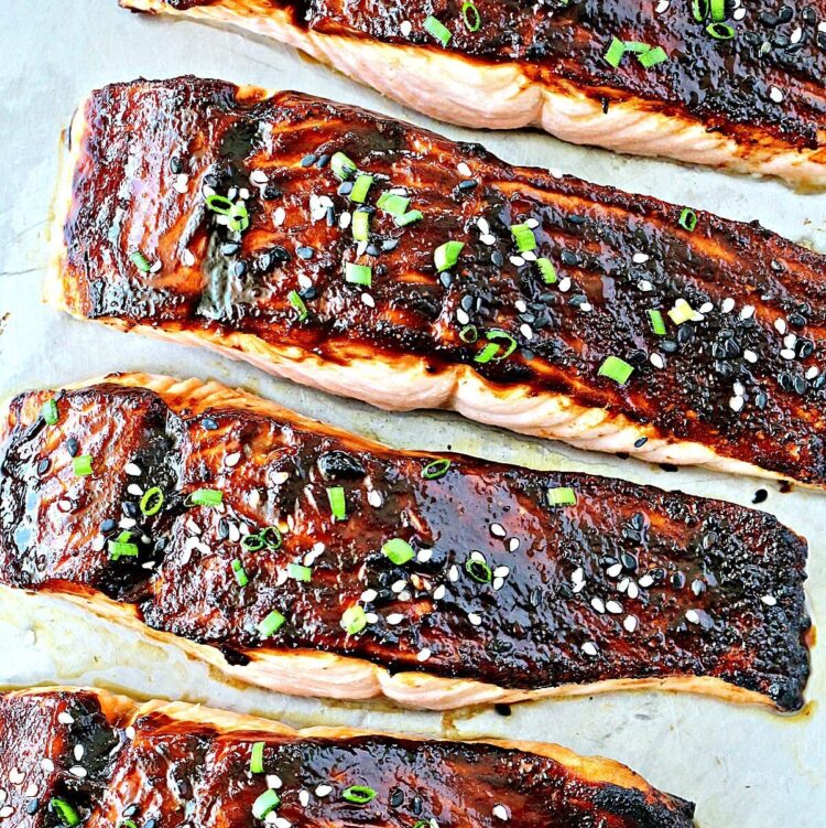 Miso Maple Glazed Salmon