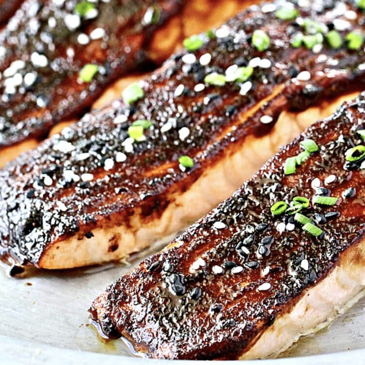 Miso Maple Glazed Salmon