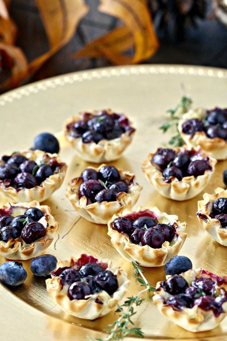 Blueberry Brie Bites