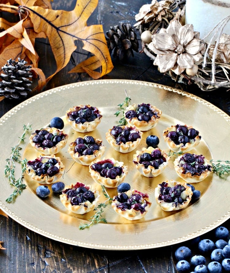 Blueberry Brie Bites