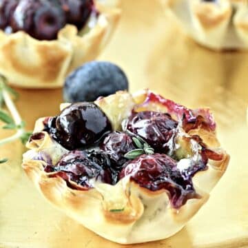 Blueberry Brie Bites