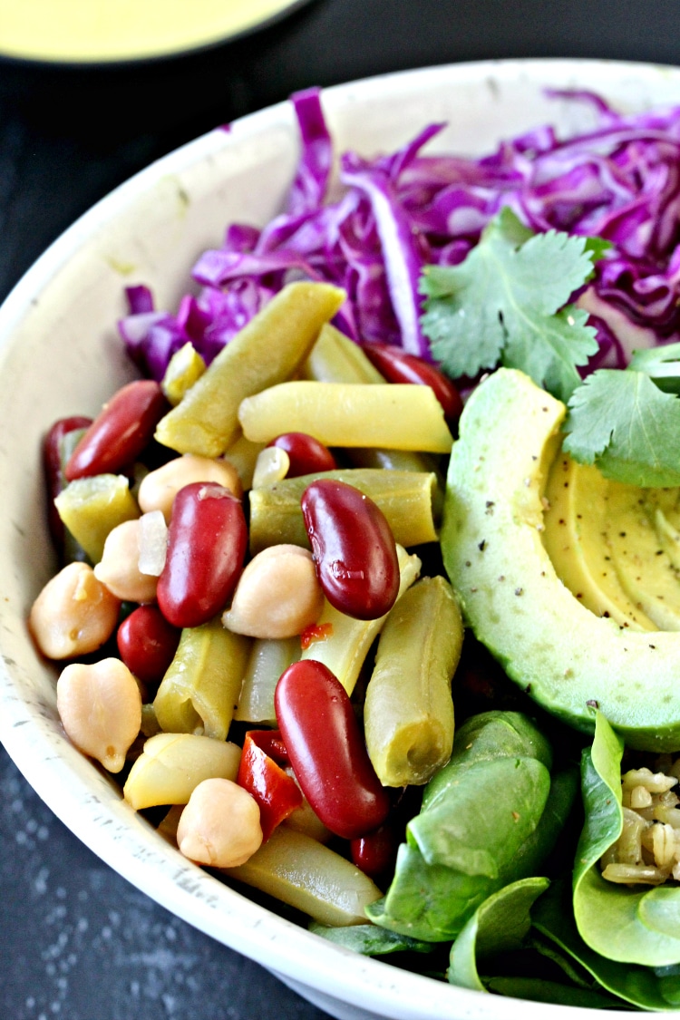 Buddha Bowl with Turmeric Tahini Sauce