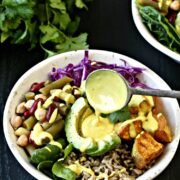 Buddha Bowl with Turmeric Tahini Sauce