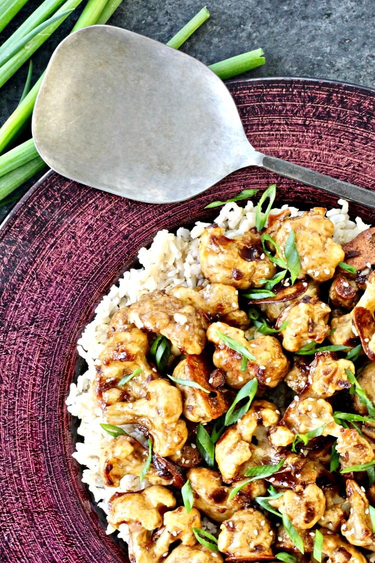 Crispy Baked Sweet & Sour Cauliflower