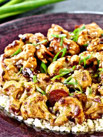 Crispy Baked Sweet and Sour Cauliflower